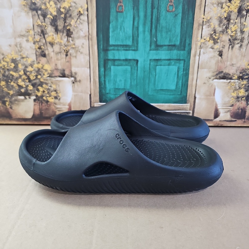 Crocs Mellow Black Recovery Slides - US W11 M9